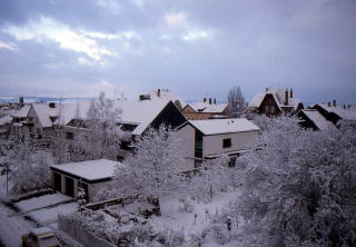 ドイツの雪景色